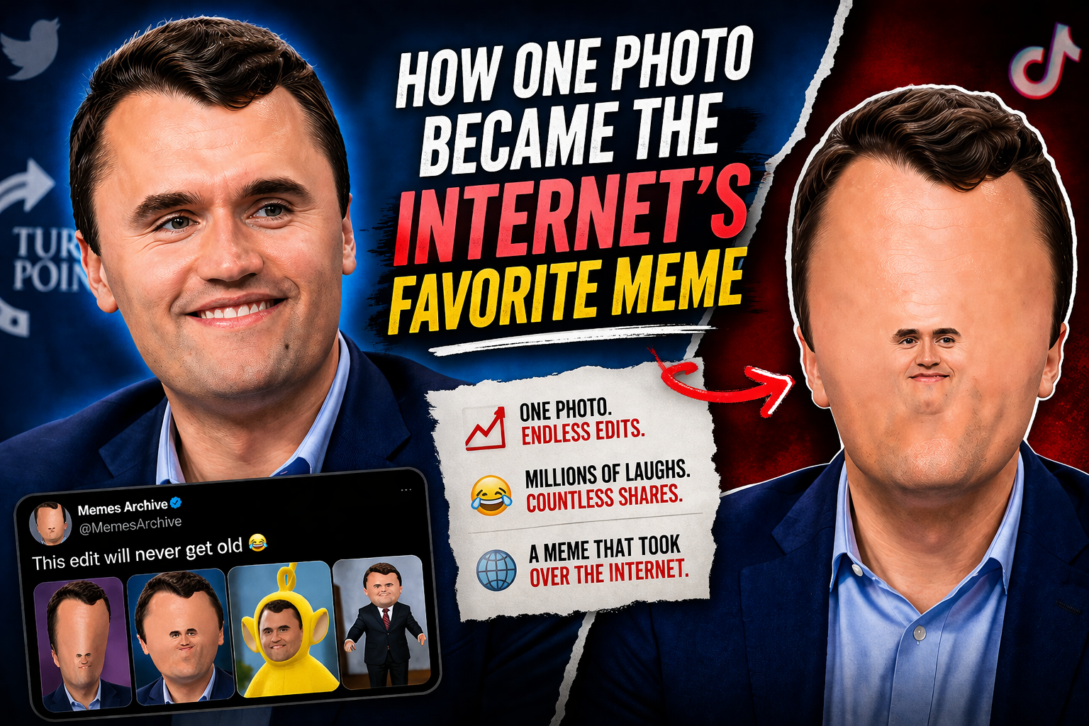 Charlie Kirk Smile Explained The Viral Meme Small Face Theory
